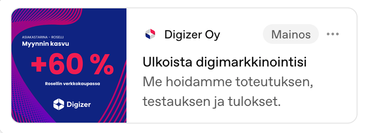 Esimerkkikuva ChatGPT:n mainoksesta.